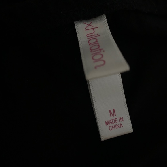 Xhilaration Black Ruffle Tank Top Size Medium - Picture 3 of 3